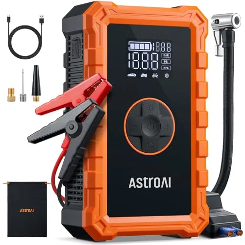 Produktfoto: AstroAI S8 Air 3000A Jump Starter with Air Compressor für $59.98 bei Amazon
