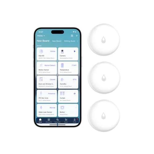 Produktfoto: Aqara Zigbee-Wassermelder, 3er-Pack für $44.99 bei Amazon